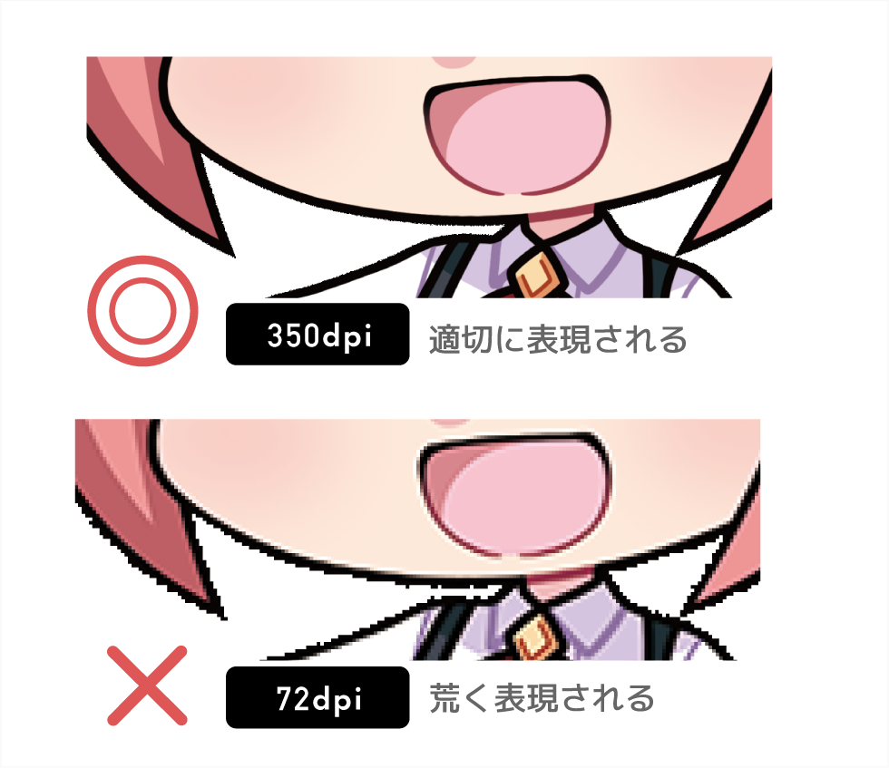 解像度は350dpi